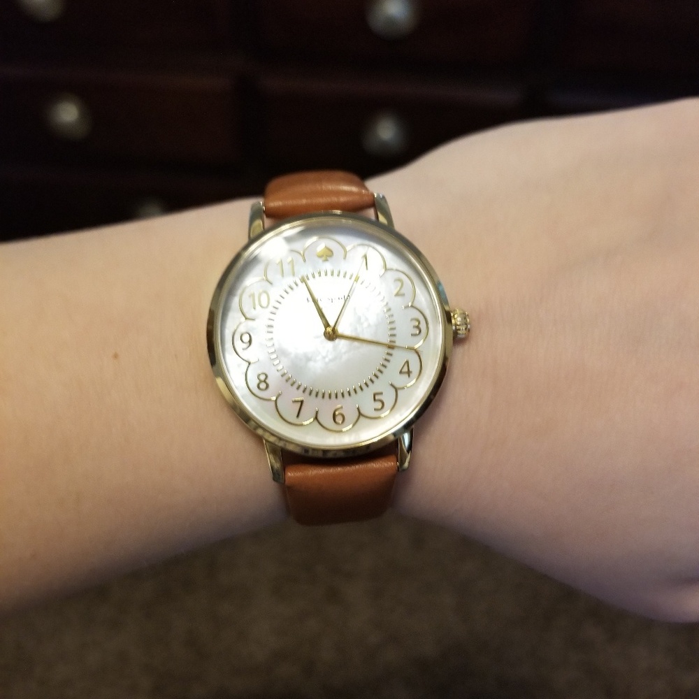 Kate Spade brown leather watch